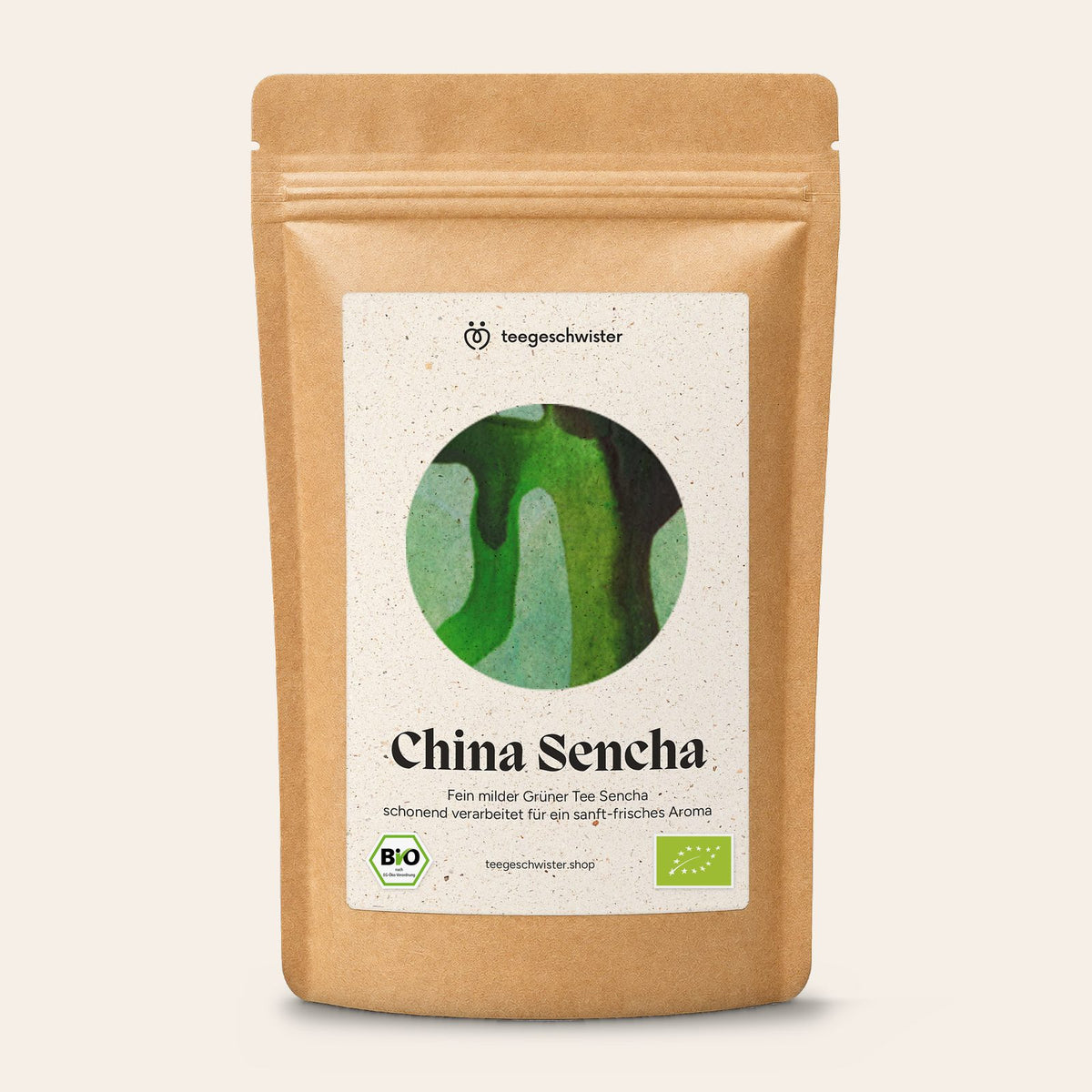 China Sencha Zhejiang – Doypack von teegeschwister