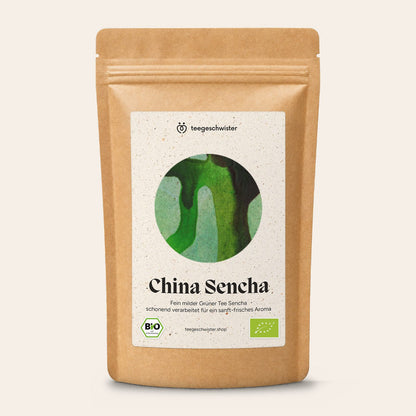 China Sencha Zhejiang – Doypack von teegeschwister